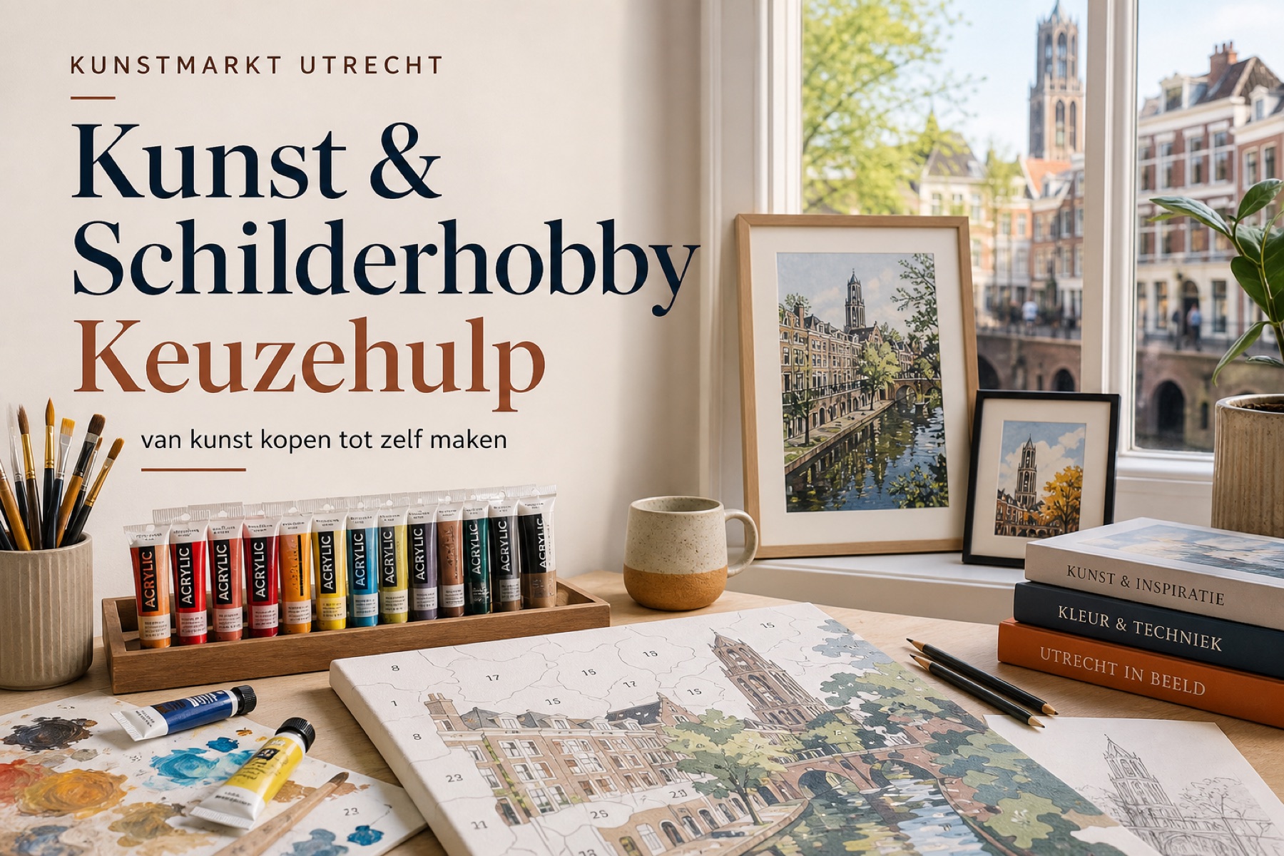 Kunst en schilderhobby visual